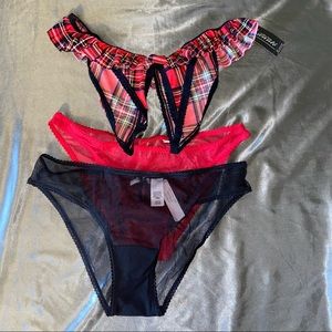 3 Panties (Victorias Secret & Yandy)